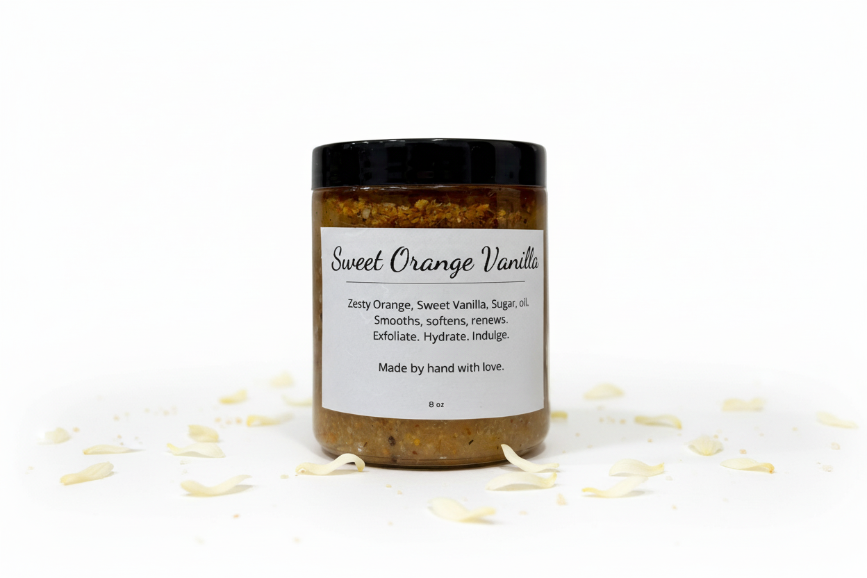 Sweet Orange Vanilla Sugar Scrub (8 oz.)