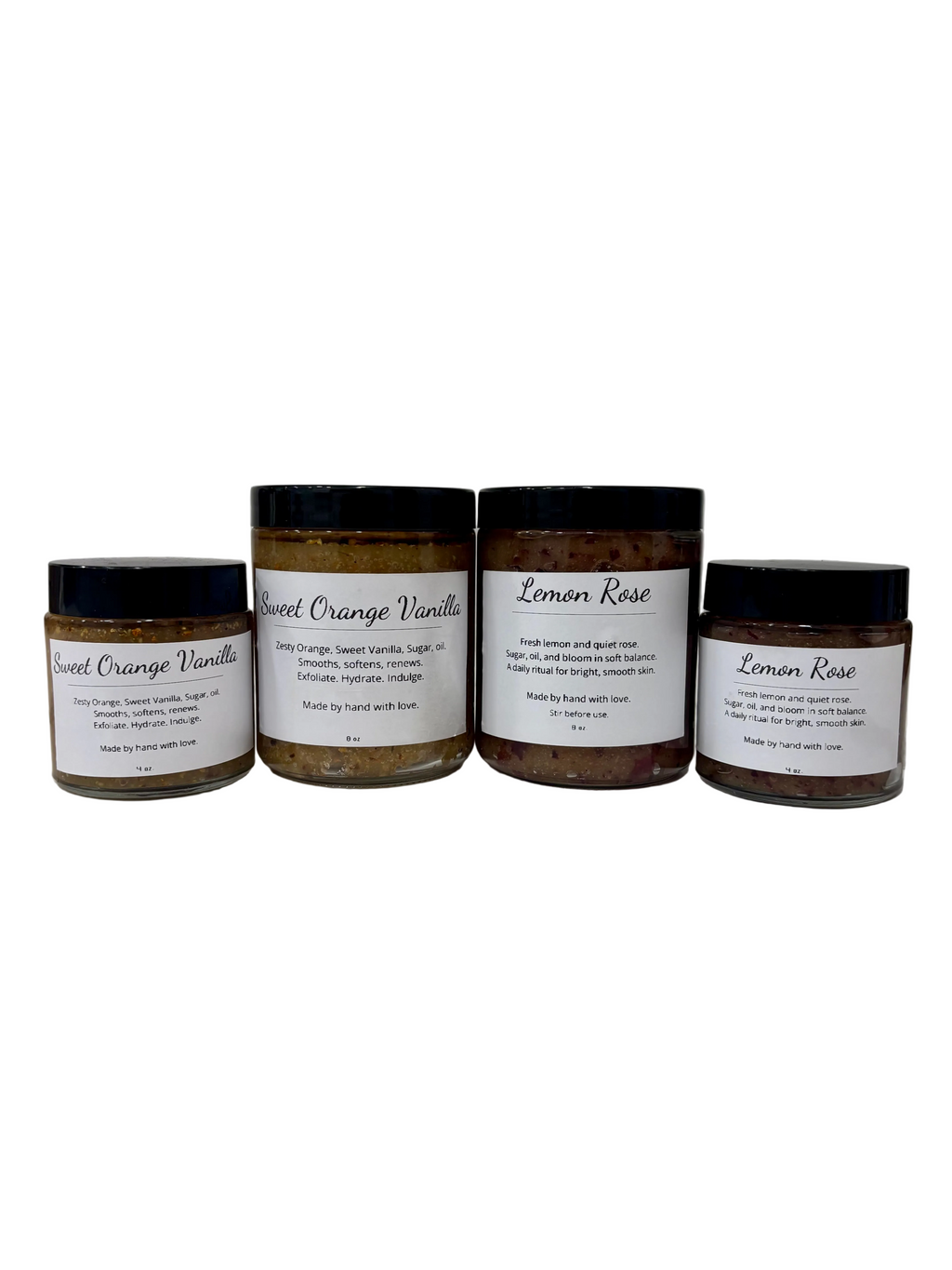 Lemon Rose Sugar Scrub (4 oz.)