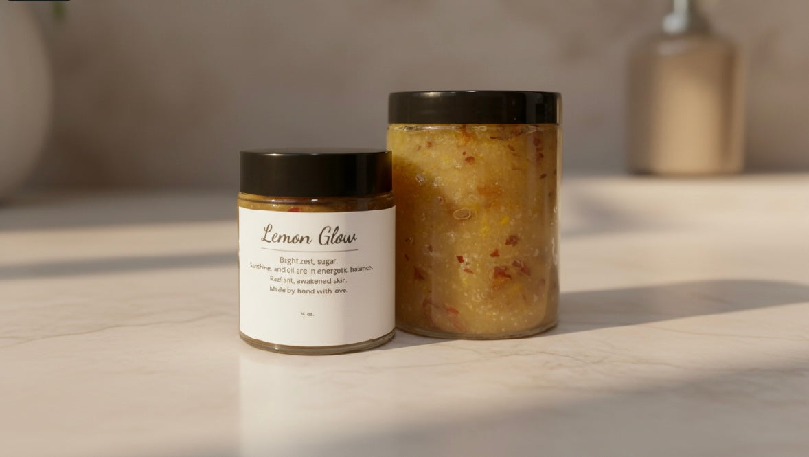 Lemon Glow Sugar Scrub (4 oz.)