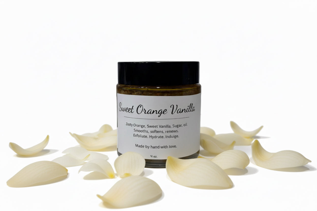 Sweet Orange Vanilla Sugar Scrub (4oz.)
