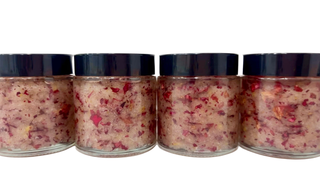 Lemon Rose Sugar Scrub (8 oz.)
